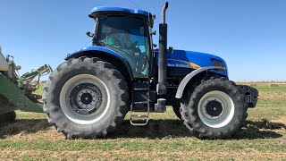 NEW HOLLAND T7040 BÜYÜK YONCA BALYASI BASMA