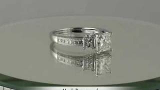 2.41ct Princess Cut Diamond Engagement Anniversary Ring- Mark Broumand