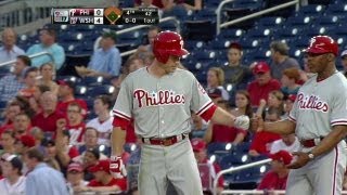 PHI@WSH: Utley's single gets Phllies on the board