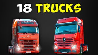 18 NEW TRUCKS for ETS2/ATS Coming in 2024 & Beyond + Reworks & Customizations