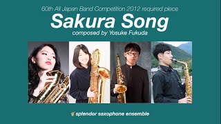 Yosuke Fukuda/Sakura Song - splendor saxophone ensemble