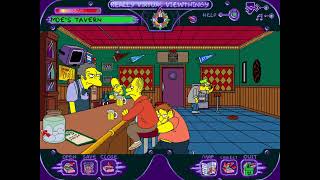 Virtual Springfield 1997 Video Game footage The Simpsons