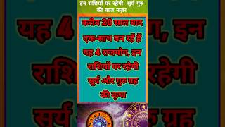 करीब 20 साल बाद एक-साथ बन रहें हैं यह 4 राजयोग, इन राशियों पर रहेगी सूर्य और गुरु ग्रह की कृपा