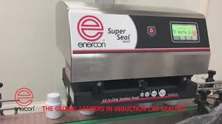 เครื่องซีลปิดฝาฟอยล์เหนี่ยวนำไฟฟ้า | Enercon Induction Cap Sealer | ยืดอายุการเก็บรักษา