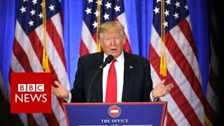 Donald Trump press conference highlights - BBC News