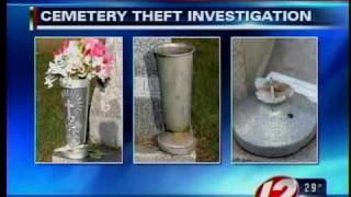 Arrest made in cemetery theft