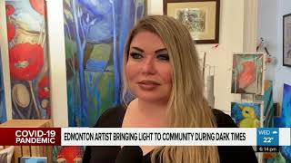 Edmonton artist creating murals to brighten up communities