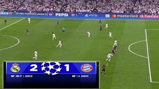 Real Madrid vs Bayern Munich 2-1 (4-3agg) Joselu late show seals Champions League final spot