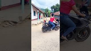 Rowdy Baby 🔥 Which One Is Best R15 Or RS 200 #ladybiker #trending #shorts #viralvideo #youtube