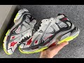 BALENCIAGAA RUNNER BLACK WHITE RED NEON YELLOW