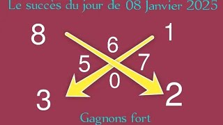 LA CROIX DU JOUR DE 08 JANVIER 2025 et LE CALCUL DES PIONS FORT POUR GAGNER AU LOTTO