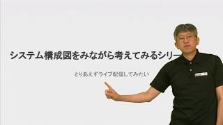 とりあえずライブ配信したい場合の事例　Lv.1