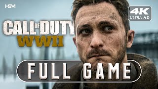 CALL OF DUTY WW2 Campaign Gameplay Walkthrough FULL GAME [4K 60FPS PC ULTRA] - No Commentary