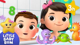 Bath Time Fun: Mia \u0026 Max's Toy Finding Adventure! | Little Baby Bum | Moonbug Kids - Cartoons \u0026 Toys