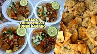 RESEP BATAGOR TAHU BUMBU KACANG EKONOMIS TANPA DAGING AYAM - IDE JUALAN BATAGOR TAHU KULIT PANGSIT