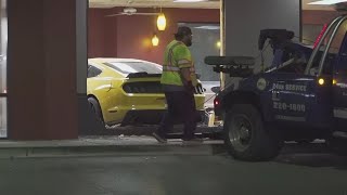 Caught on camera: Car slams into Jack in the Box