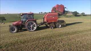 Heuernte am Biobetrieb | Rundballenpressen | Case | Steyr | GoPro | Harvest | Maschinen im Einsatz