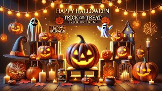 Happy Halloween 2024 🎃 Haunted Halloween Night 👻 Spooky Ambience \u0026 Music for 31st October