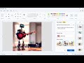 Microsoft Paint Cocreator AI Text to Image Creator Demonstration