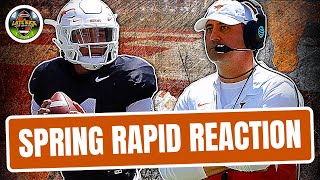 Texas Football - Spring Rapid Reaction (Late Kick Cut)