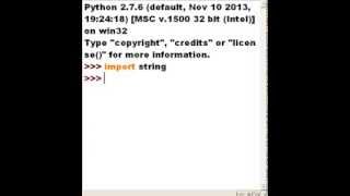 Python string library capitalize, capwords
