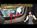 2020 Toyota Tacoma Headlight, High beam, Blinker bulb replacement