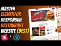 Master ELEMENTOR : Build Modern Responsive RESTAURANT Website from Scratch | WordPress Tutorial 2026
