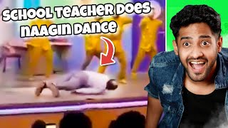 Funny Teacher Dance 🤣 (Try not to laugh)