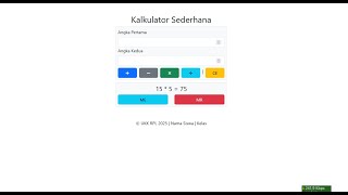 Pembahasan Soal UKK RPL 2025 Paket 1 Membuat Aplikasi Kalkulator