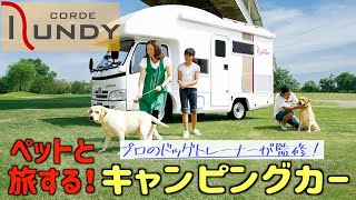 【2020年最新】プロのドッグトレーナーが監修！？ペットと一緒に旅するキャンピングカー「CORDE RUNDY-コルドランディ-」の紹介！前編