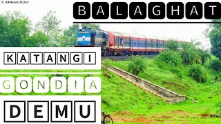 Katangi - Balaghat - Gondia DEMU Powerd with Diesel Engine