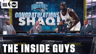 Shaq Becomes The First Orlando Magic Player To Have Their Jersey Retired 3️⃣2️⃣ 🪄 | NBA on TNT