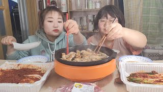 (집밥먹방) 역대급으로 맛있는 실비김치! 삼겹살 구워서 냠냠 spicy SILVI KIMCHIㅣKorean Home FoodㅣMUKBANGㅣEATING SHOW 친구끼리 집밥먹방