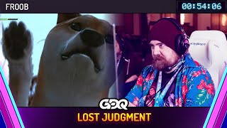 Lost Judgment by Froob in 54:06 - Awesome Games Done Quick 2024