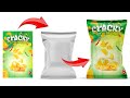 How to make chips bag mockup in photoshop  | Photoshop Mockup Tutorial | by ishfaq artist