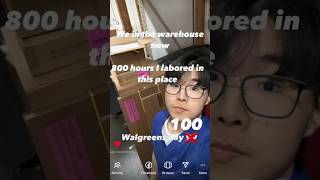 100 Days of Working at Walgreens 24-Hour Pharmacy in 30 seconds #shorts #fyp #work #foryou #2023