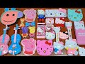 SPECIAL SERIES # PEPPA PIG & HELLO KITTY ! MIXING RANDOM THINGS INTO SLIME ! ALI SLIME #fluffy slim