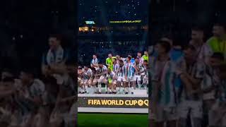 Argentina win the fifa World Cup 😍 #shorts #fifaworldcup #messi