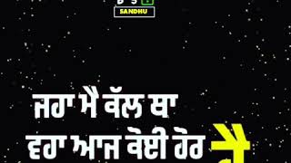 Black Background Status Punjabi status | New Punjabi Song Status 2020 | Bs sandhu