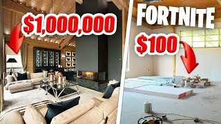 ПРИВЕЗ МЕБЕЛЬ С ЗАПАДА НА 1.000.000$ И ОБУСТРОИЛ СВОЙ ДО ! - БИТВА ПОСТРОЕК В FORTNINE!