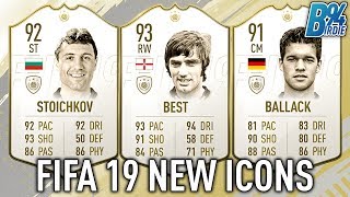 FIFA 19 NEW ICONS ANNOUNCED - 10 New FIFA 19 Icons Revealed