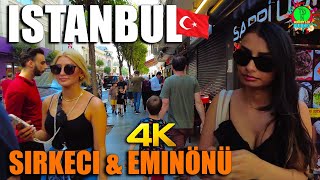 Istanbul's Historic Heart Sirkeci And Eminönü Walking Tour 4K 60fps