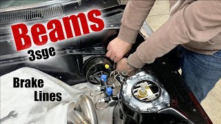 3SGE Beams swap Celica. Brake lines, booster & master cyl Ep17