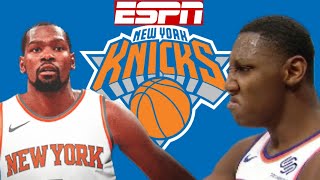 Kevin Durant Traded To Knicks For RJ Barrett & 3 First Round Draft Picks! **ESPN WOJ BREAKING NEWS**