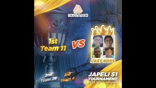 TURNAMENT JAPELI BOSS VS TEAM 11 - Mobile Legends