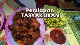 Persiapan Tasyakuran