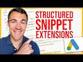 Google Ads Structured Snippet Extensions - Examples & Best Practices