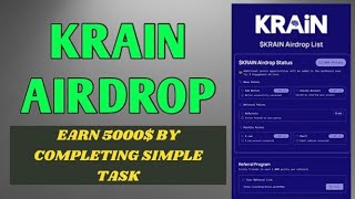 KRAIN AI Project: Step-by-Step Full Guide | Latest Airdrop by KRAIN #airdropcrypto #latestairdrops