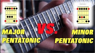 The Difference Between Major and Minor Pentatonic Scales