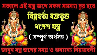 এই গণেশ মন্ত্রে সকল সমস্যা দূর হয় // বিঘ্নহর্ত বক্রতুন্ড গণেশ মন্ত্র // Vakratunda Mahakaya Mantra